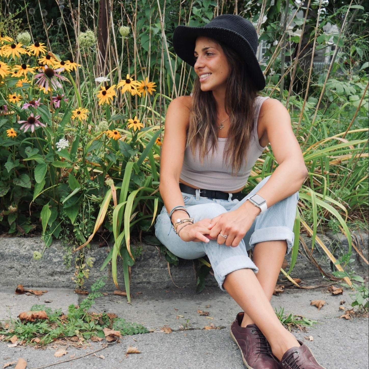 Packable Sun Hat Ash (WITCH HAT EDITION)