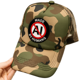 North Ferry Hats offers Trucker Caps for Pride and Protest Rallies that #TaxTheRich and Anti AI