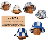 Bucket Hat - Blue Stripe