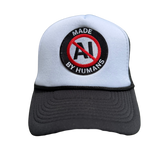 Anti AI Made by Humans Trucker Cap