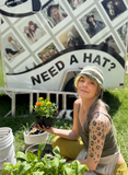 Striped Crochet Bucket Hat