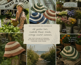 Striped Crochet Bucket Hat