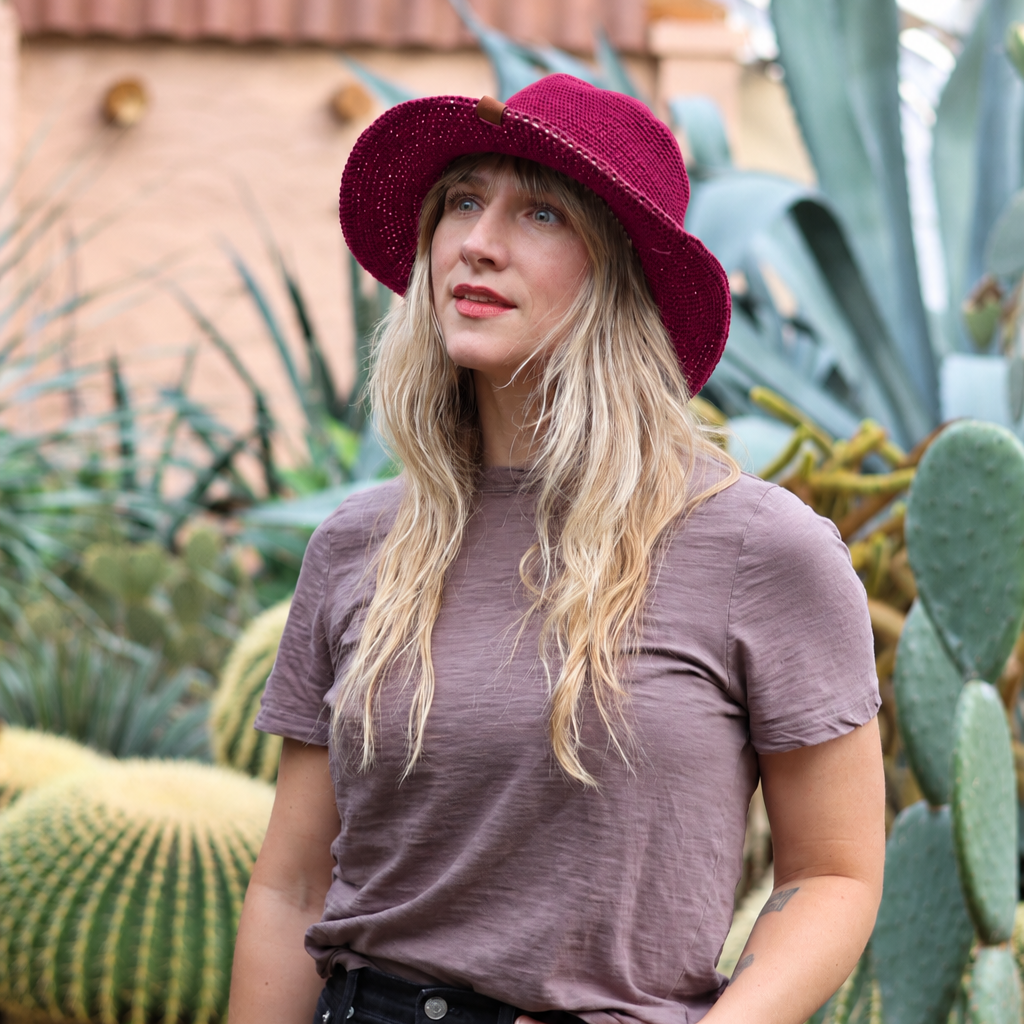 Make your own North Ferry Hat in any color you want with our Crochet Pattern