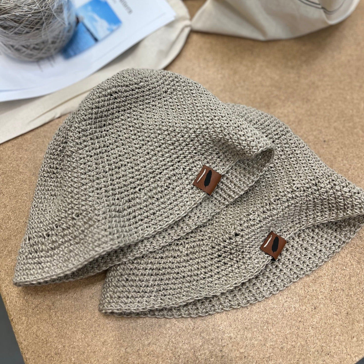 Crochet Patterns Available to make our North Ferry Hats