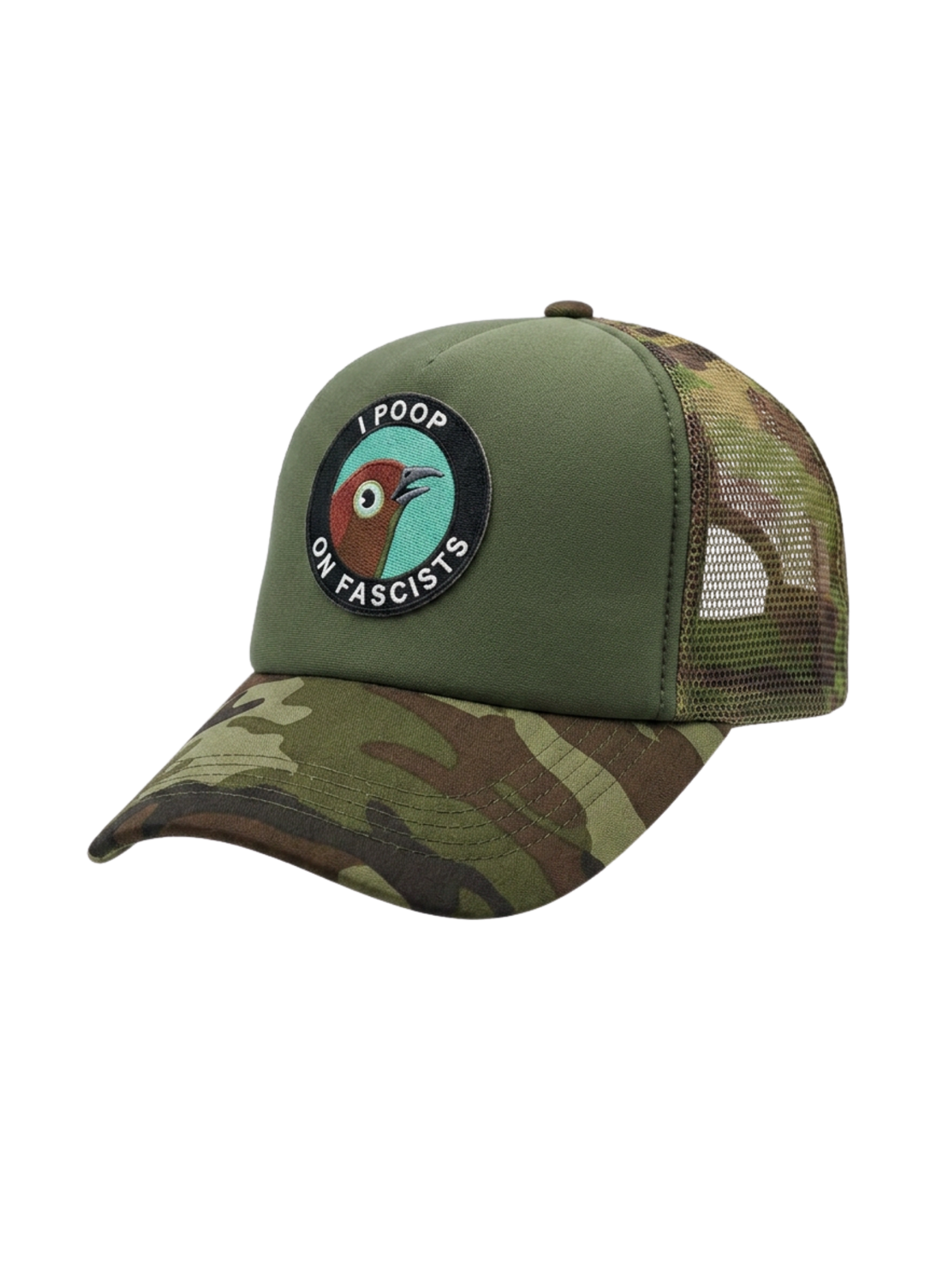 I Poop on Fascists Baseball Cap