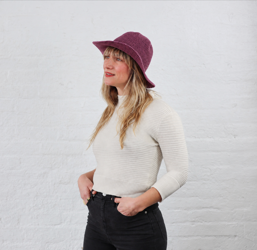 North Ferry Hat in new Amaranth Aster Purple 
