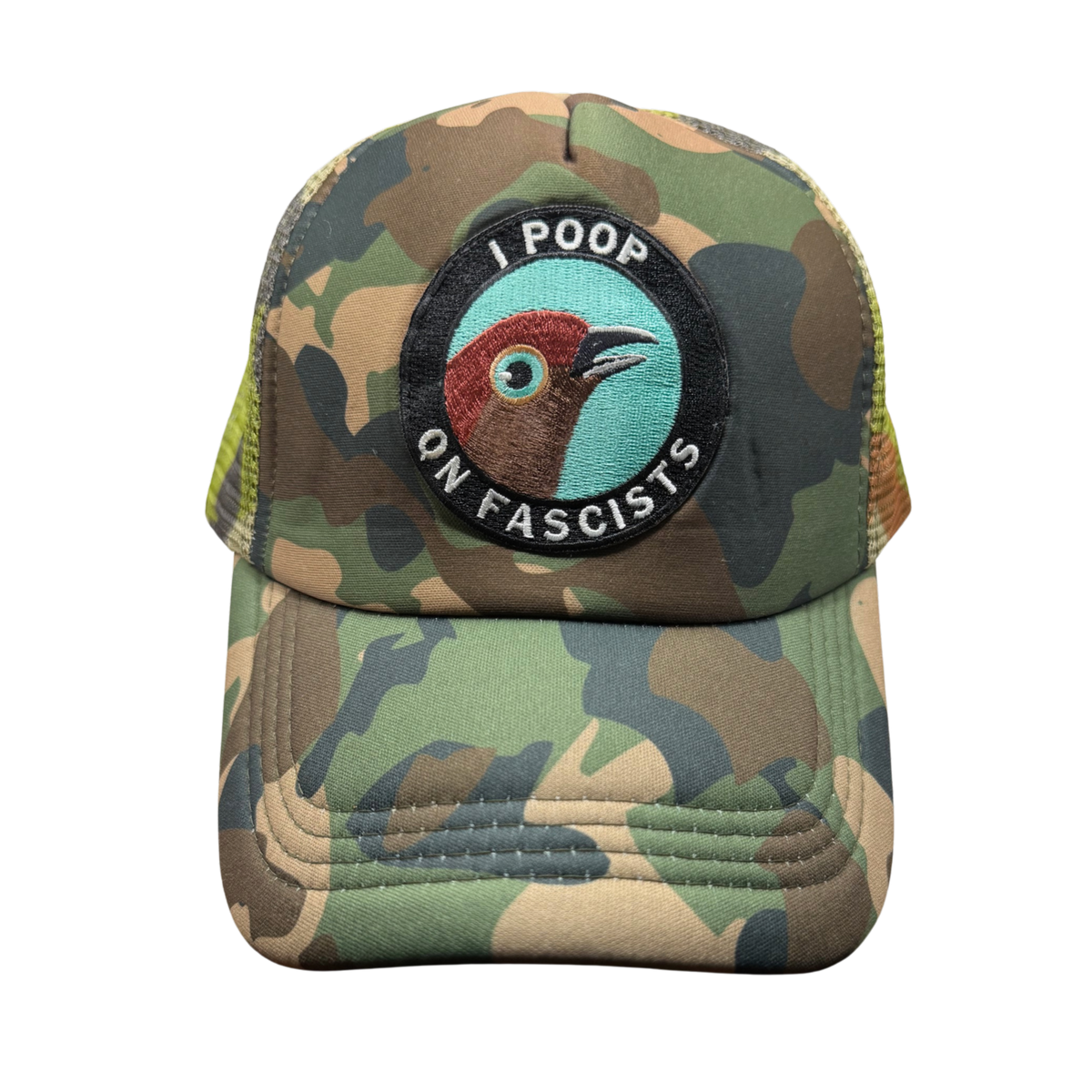 I Poop on Fascists Baseball Cap