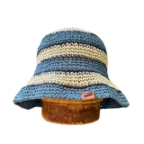 Striped Crochet Bucket Hat