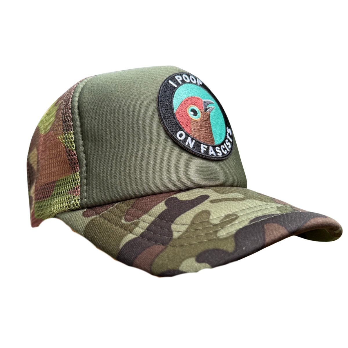 I Poop on Fascists Baseball Cap
