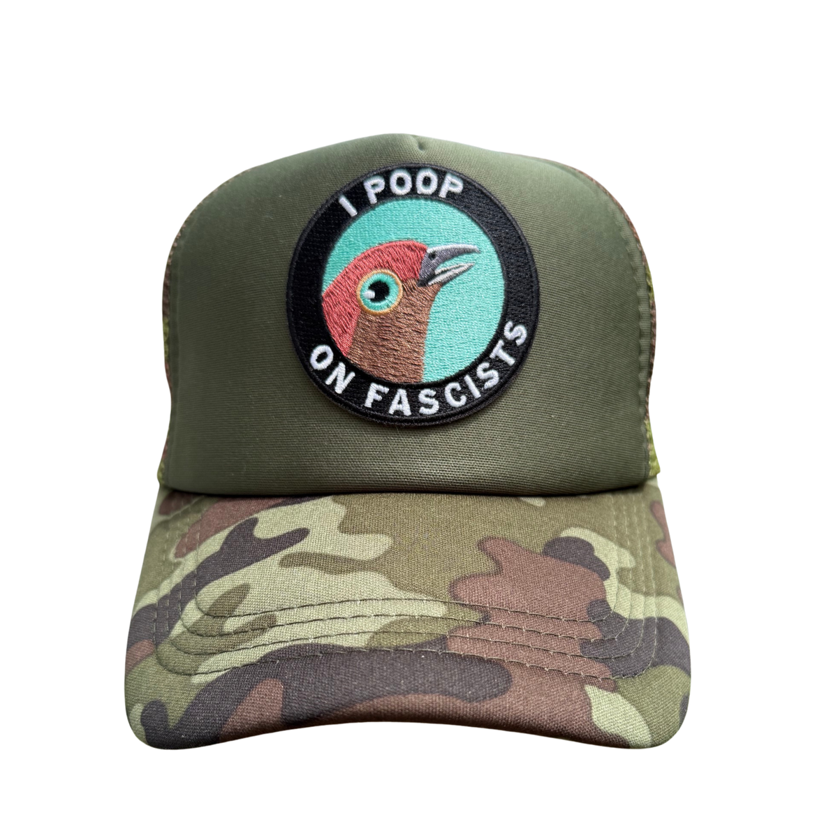 I Poop on Fascists Baseball Cap