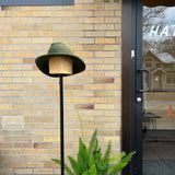 Crocheted cotton Packable Sun Hat in a soft Green that is all-seasonal, stretches to fit All sizes