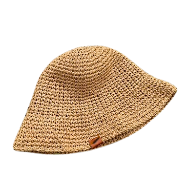 North Ferry Hats straw collection, crochet raffia Sun hats