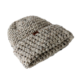 Non Wool Winter Hat Option that Fits Men, Women, and Kids. Wear big and baggy, or roll it up. 