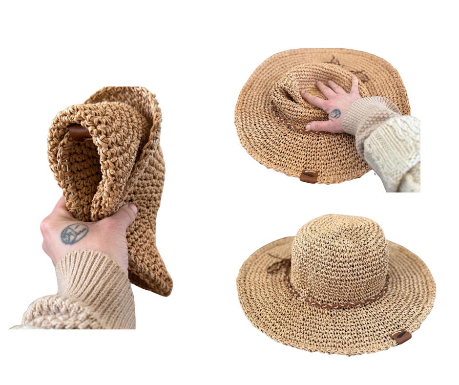 Packable "Straw" Hat MADE-TO-ORDER