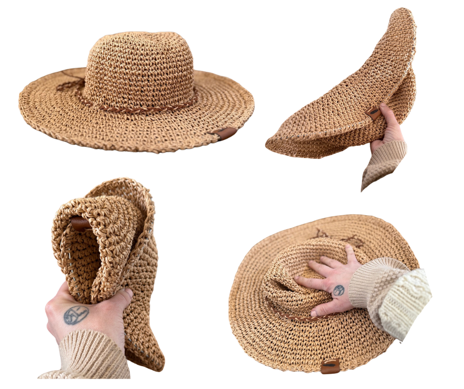 Packable "Straw" Hat MADE-TO-ORDER