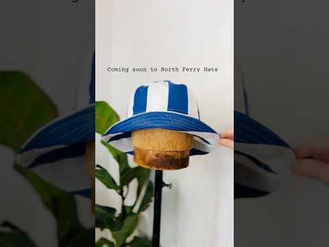 Bucket Hat - Blue Stripe
