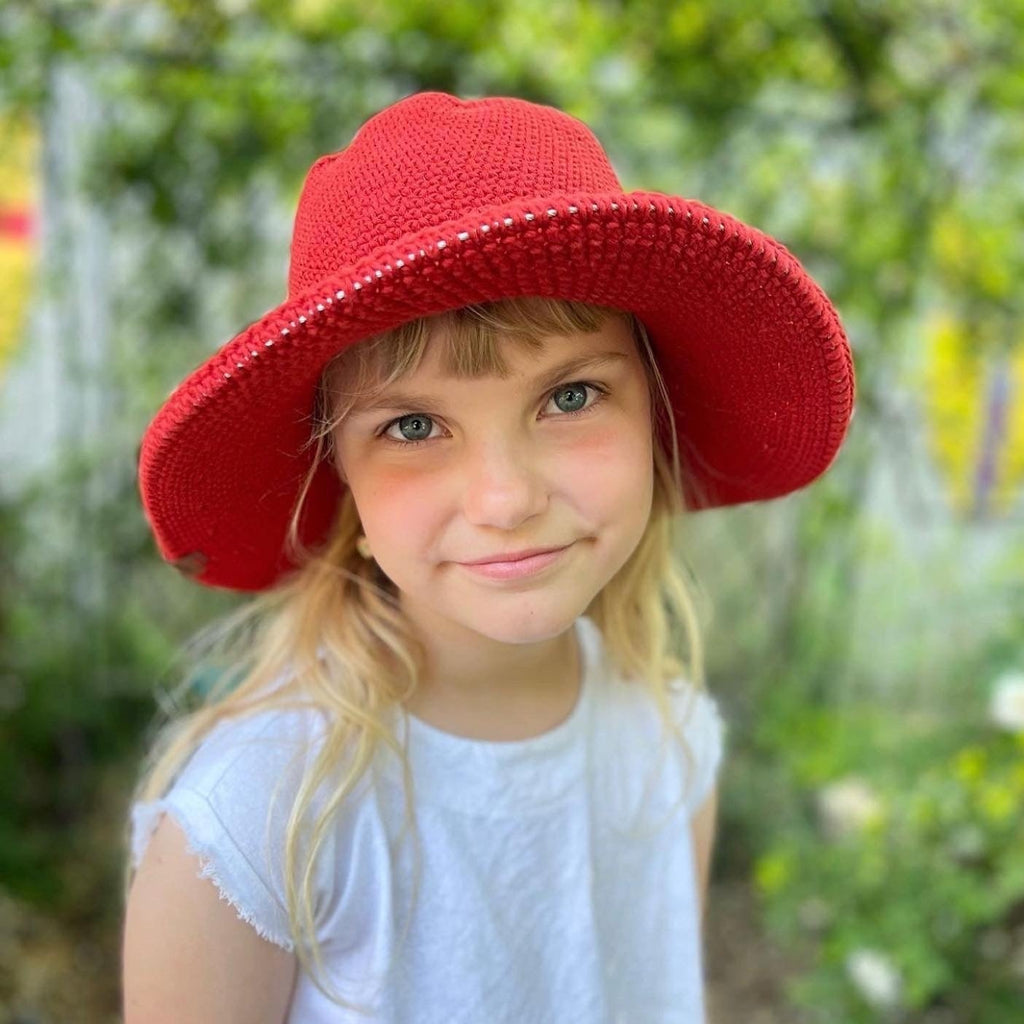 CROCHET PATTERN: Kids Sun Hat
