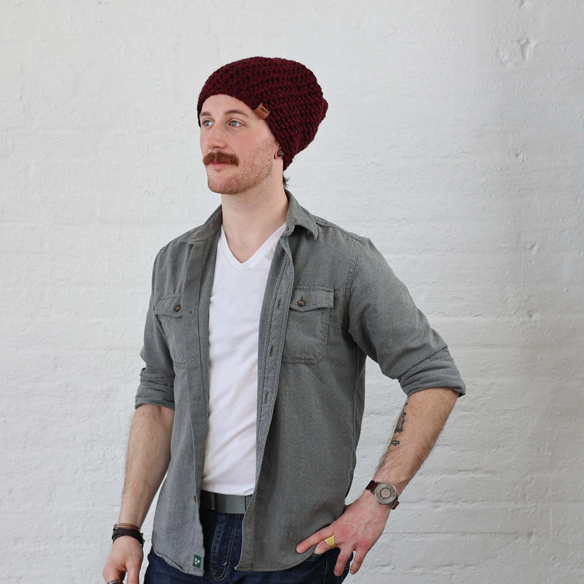 Beanie PLUM