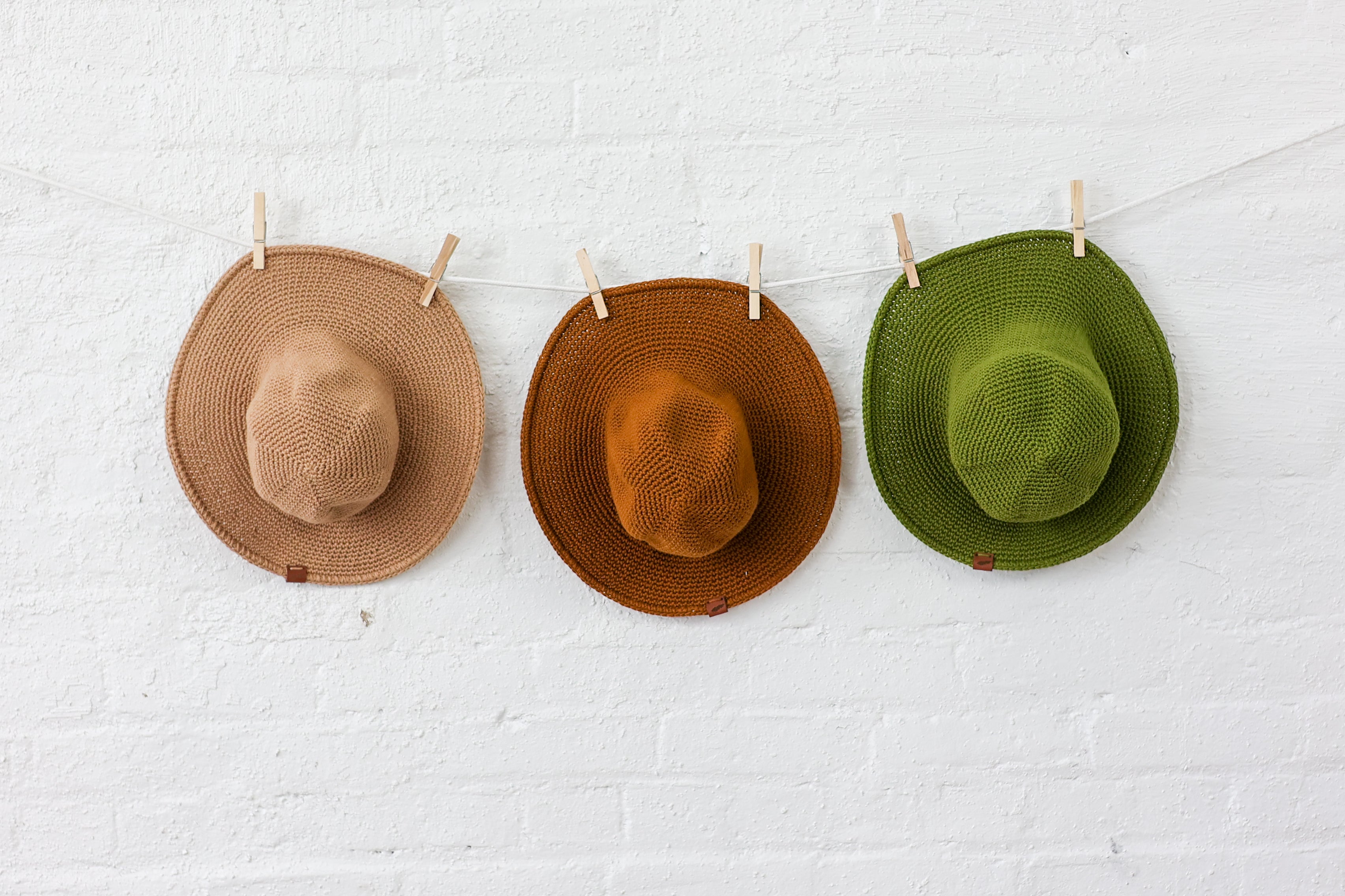 Packable Hat in Sand Color | Dye-Free Organic Cotton Hats