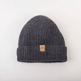 Charcoal Satin Lined Beanie